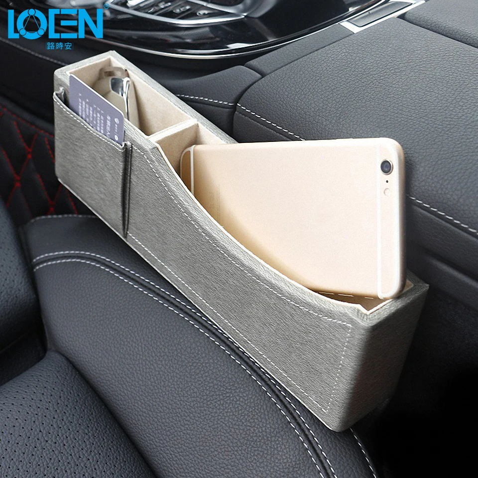 LOEN 1 шт. черный серый деревянный автокресло Gap коробка наполнитель Catcher органайзер