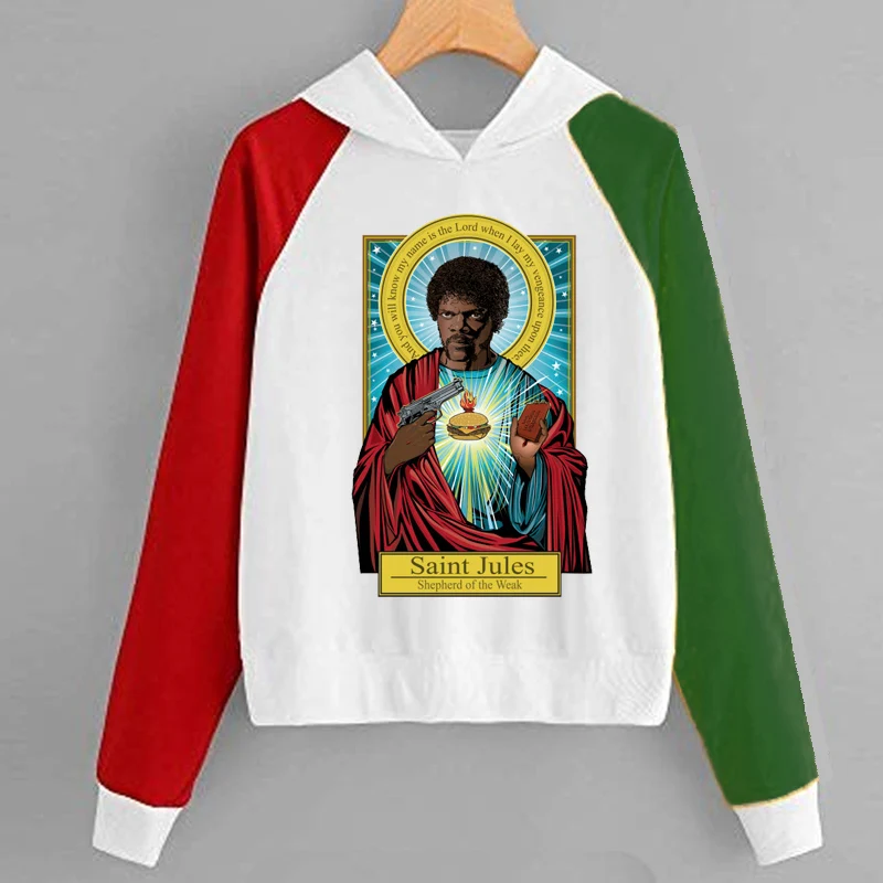 Женские толстовки с принтом Saint Freddie harajuku женские повседневные длинными рукавами