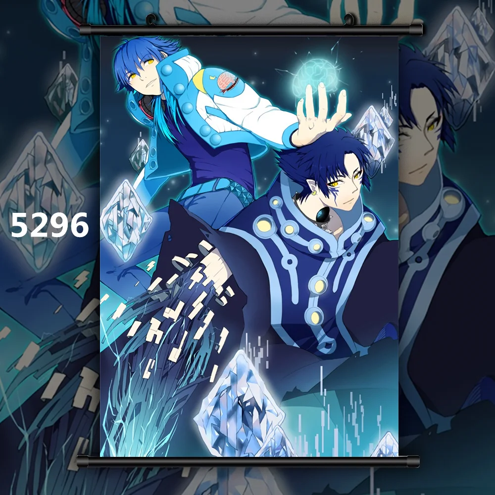 5296 Драматическое убийца BL Seragaki Aoba x Noiz Koujaku Аниме Манга настенный плакат свиток C - Цвет: 5296