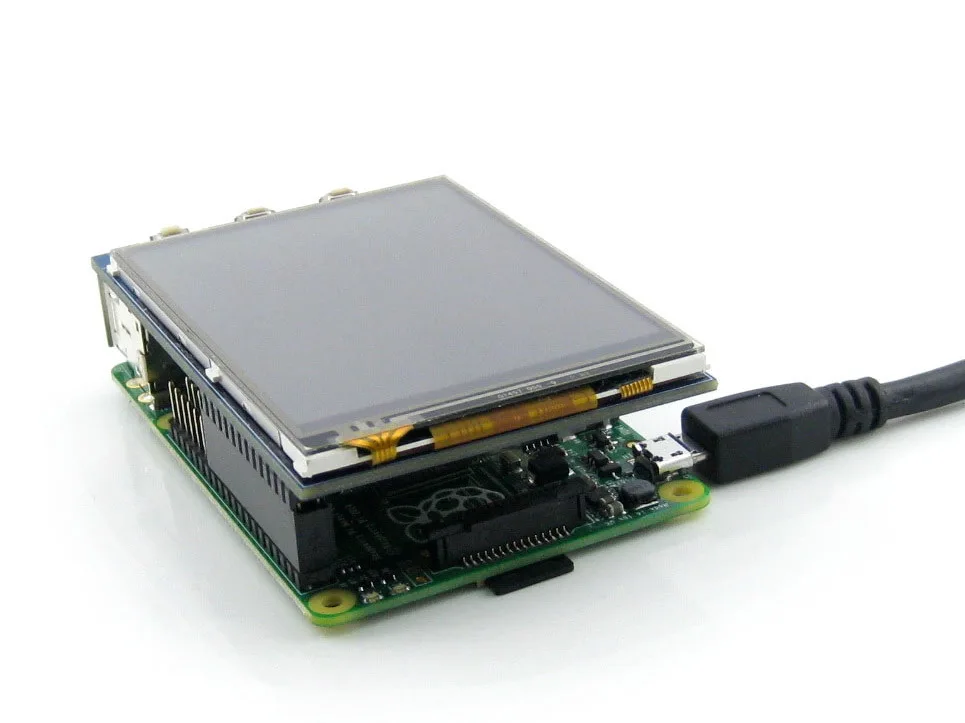 Raspberry Pi Model B + 3 2 дюймовый TFT резистивный сенсорный экран ЖК-дисплей для и |