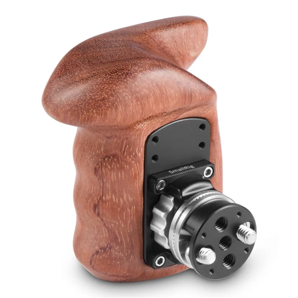 Smallrig деревянная рукоятка правая Боковая ручка с креплением Arri Rosette на болте быстросъемное крепление для универсальной камеры рукоятка-2083