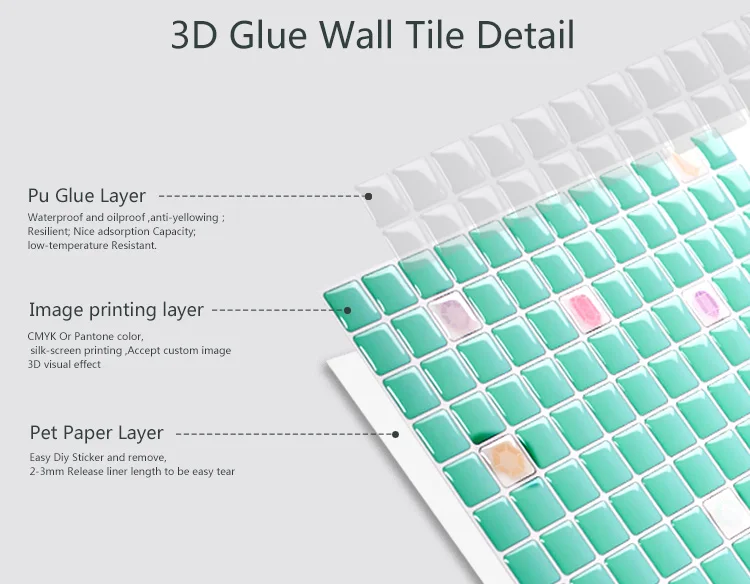 3D Наклейка на стену s декор для кухни ванной комнаты плитка 305x305 мм Настенная кирпичная кожура наклейки легко лучший цветок водонепроницаемый