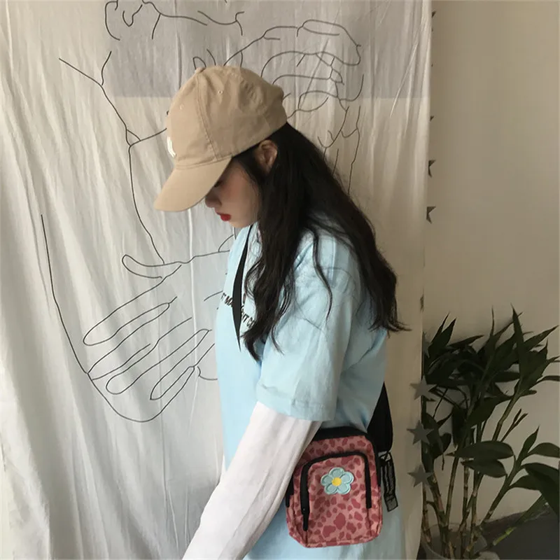 Большая сумка из плотной ткани с милыми цветами украшения Для женщин новые