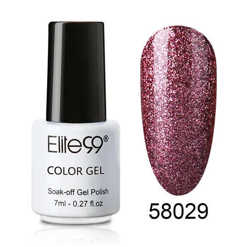 58029 Elite99 Bling 7 мл неоновый Гель-лак для ногтей 12 цветов замачиваемый УФ светодиодный Гель-лак для нейл-арта Vernis долговечные гель-лаки - Цвет: 58029