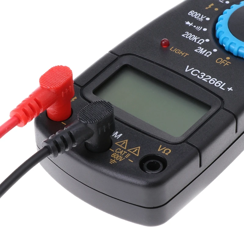 VC3266L + цифровой мультиметр-зажим AC/DC Напряжение Ампер Ом электронный измеритель