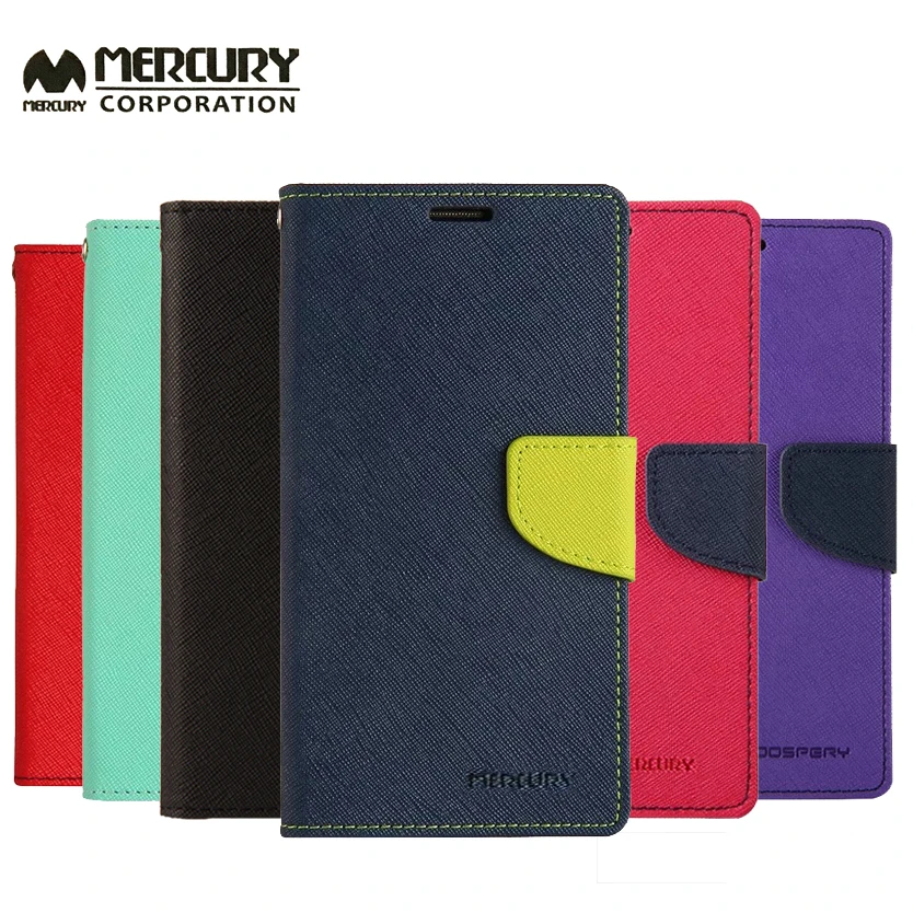 МЕРКУРИЙ GOOSPERY Кожа Filp Cover Case Для Samsung Galaxy A3 A5 A7 A8 2016 2017 J3 J5 J7 ПРЕМЬЕР C5 C7 PRO S8 Телефон
