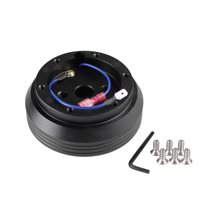 Black RASTP- High Quality Aluminum Racing Steering Wheel Hub Adapter Boss Kit for Nissan RS-QR013 - Цвет: Black