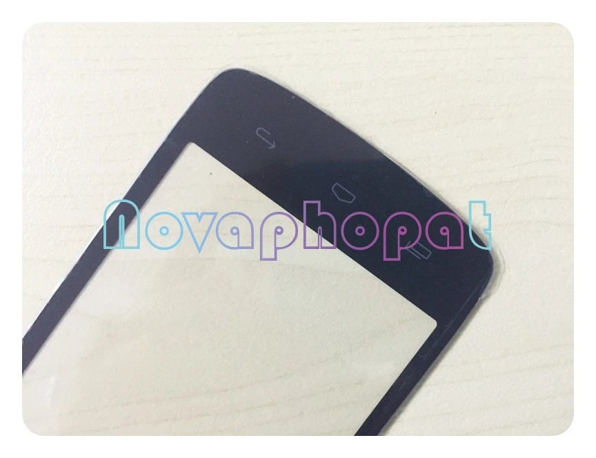 Sensor negro Novaphopat para Fly IQ4490 Digitalizador de pantalla t&aacute;ctil reemplazo de pantalla + seguimiento-3