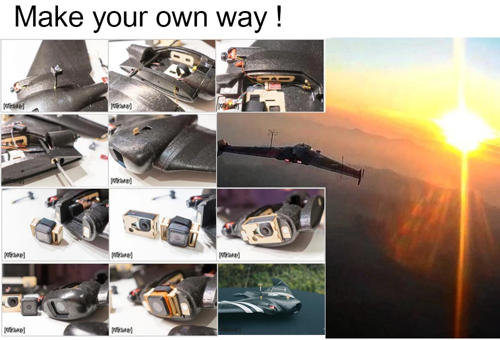 Sonicmodell AR Wing 900 мм размах крыльев EPP FPV Flywing RC самолет PNP