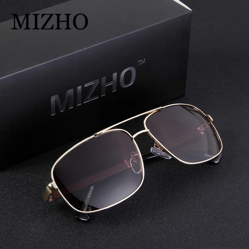 Мужские солнцезащитные очки с поляризацией прямоугольной формы|luxury brand glasses|luxury