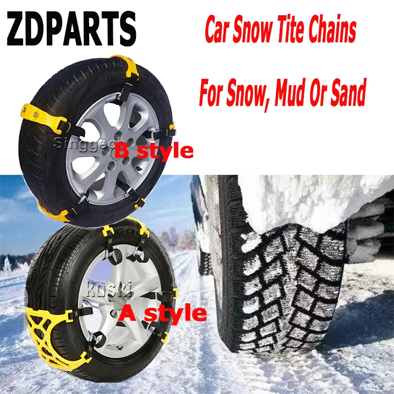 

ZDPARTS Car Wheel Tire Anti-skid Snow Tyres Chains For Volvo V70 S60 Xc90 Peugeot 307 206 308 407 207 Mini Cooper Volkswagen