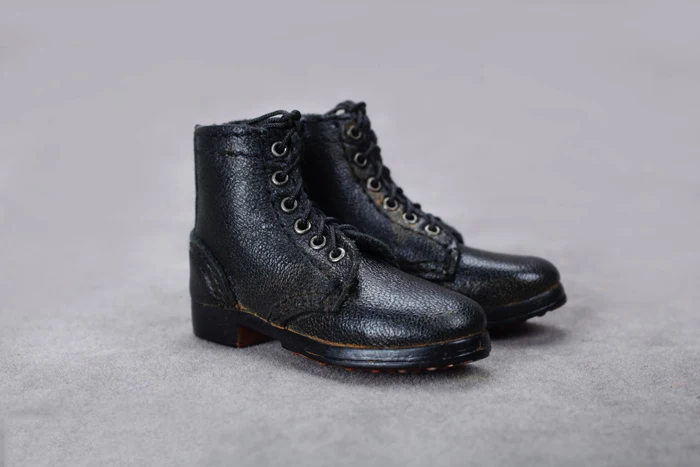 

1/6 Scale Male Solider Action Figure Accessories German Booties Shoes Model for 12'' Action Figure Body