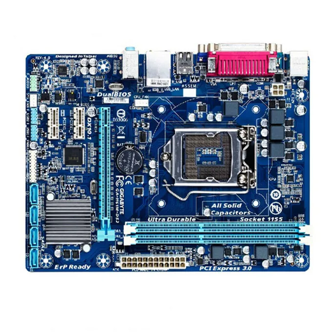 DDR3 1150 1155 Pin Встроенная видеокарта доска для H55 H61H81 B85 материнская плата