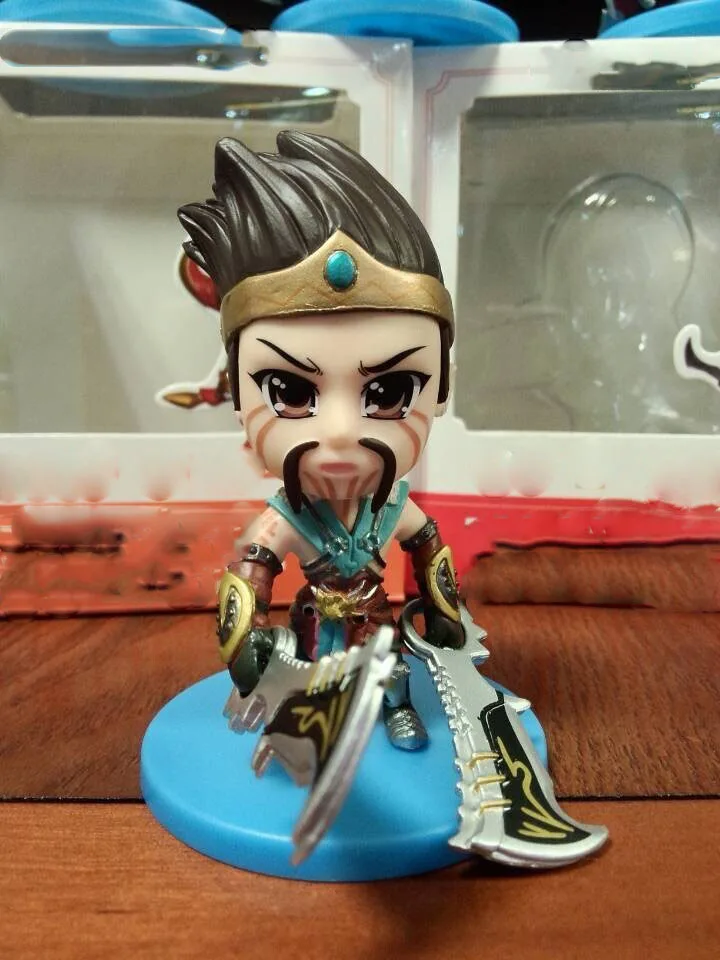 Экшн-фигурки из ПВХ 6 шт./лот MORGANA katарина SHYVANA SORAKA TALON DRAVEN 8 см подарок для детей