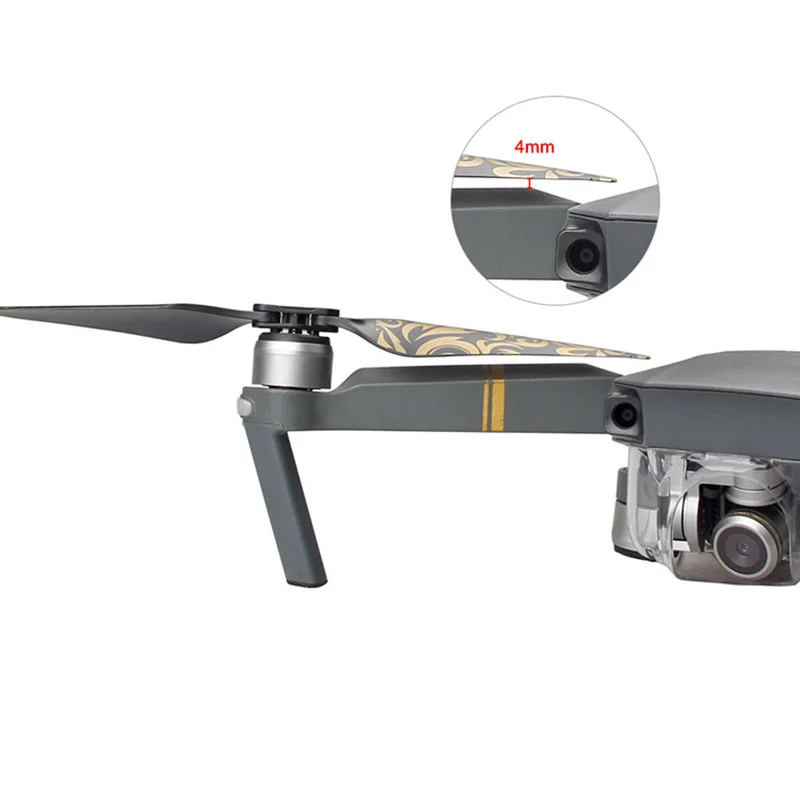 Mavic Platinum 8331F малошумные быстросъемные пропеллеры Пламенные Платиновые