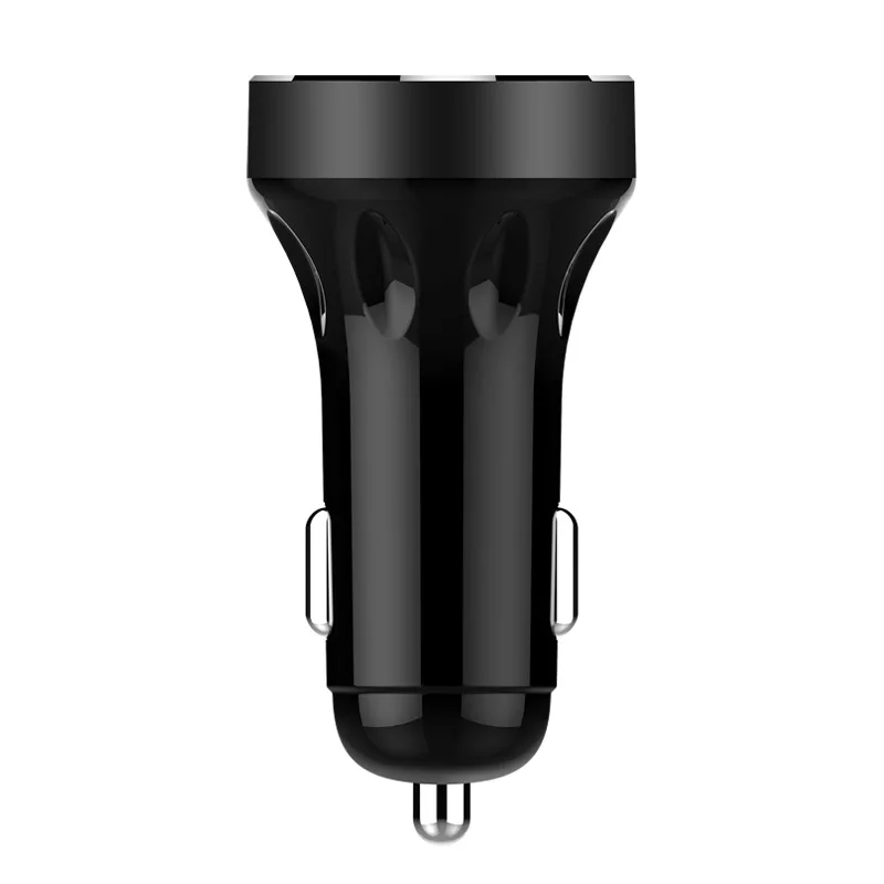 JaJaBor двойной Переходник USB для зарядки в машине Быстрая зарядка с светодиодный цифровой дисплей Quick Charge QC3.0 для камер мобильных телефонов DVR Tablet
