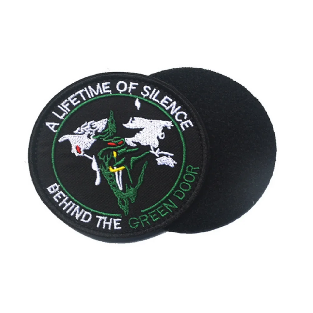 3D патчи с вышивкой изображением внешнего неба для захвата скребков парка Юрского