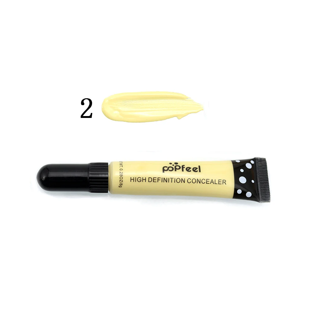 2 Popfeel, 1 шт., зеленый консилер, 11 цветов, коррекция лица, базовый контур, крем, камуфляж, бронзатор, палочка, хайлайтер, макияж, A45 - Цвет: 2
