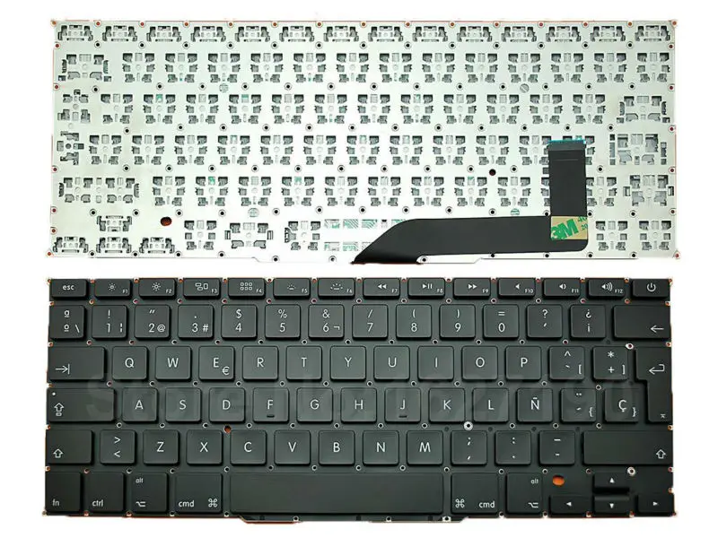 SP испанская клавиатура для Apple Macbook Pro A1398 черная Подсветка Новая ноутбука с |