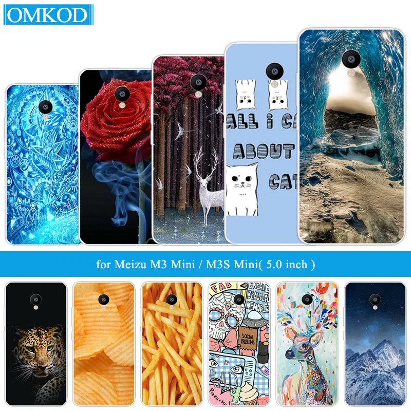 Для Meizu M3/M3S Mini чехол для M3 Snack Cover Тонкий чистый ТПУ силиконовый мягкий M3S Meilan Phone