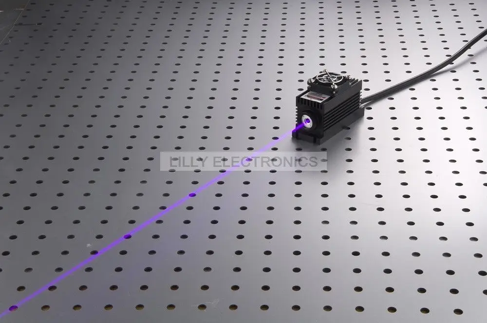 

250mW 405nm Violet Laser Dot Module TTL/Analog 0-30KHZ TEC Cooling 85-265V