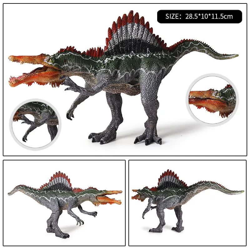 Oenux Prehistoric Jurassic Dinosaur S. marocannus Spinosaurus Mouth Can Open Model Action Figures Educational&ampCollection Toy | Игрушки и