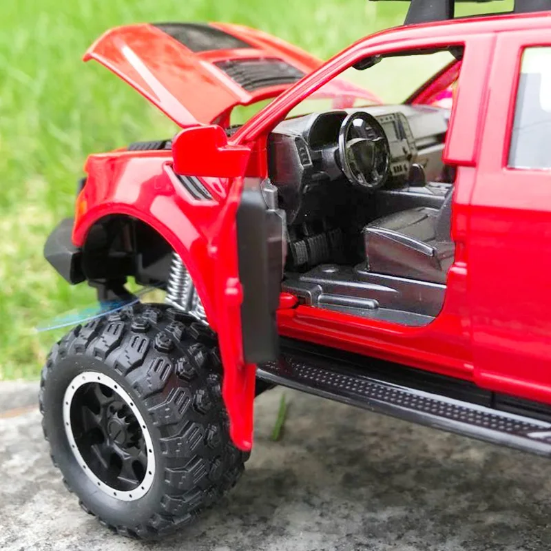 1:32 Ford Raptor F150 пикап металлическая игрушка Литье под давлением модель автомобиля