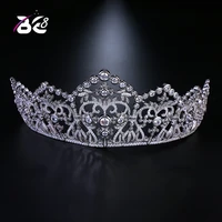 be 8 fashion jewelry micro pave cubic zircon tiara crowns wedding hair accessories bride cz diadem headpiece h058