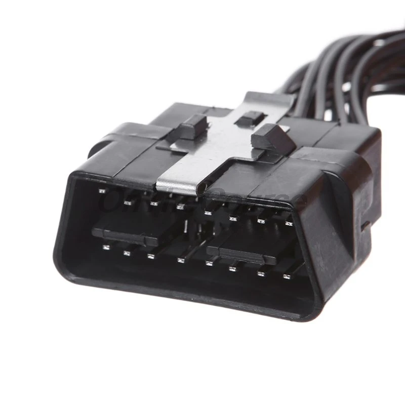 16 pin OBD2 OBD 2 OBDii разветвитель Удлинительный кабель с одним штекером на два разъема Y