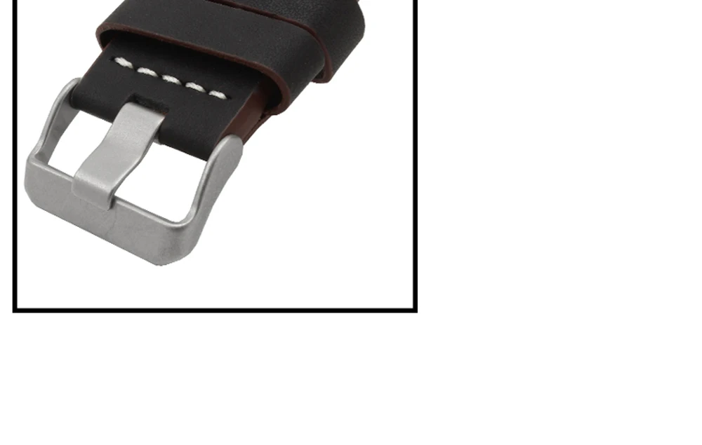 PEIYI replacement leather watchband for Garmin Fenix 3 26mm black brown genuine leather strap with tools and connecting rod