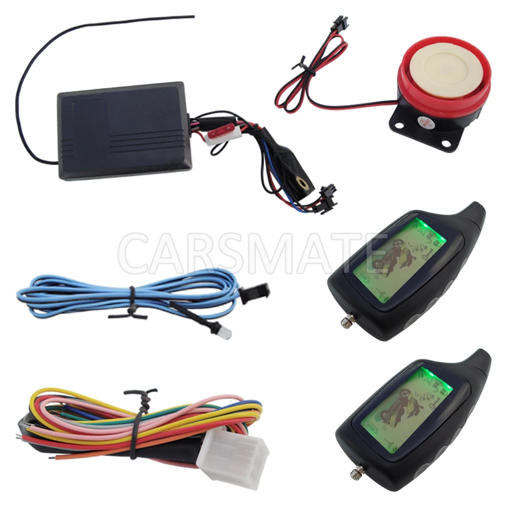 В наличии двухсторонняя мотоциклетная сигнализация мотоцикл 2 Ходовая Дальний