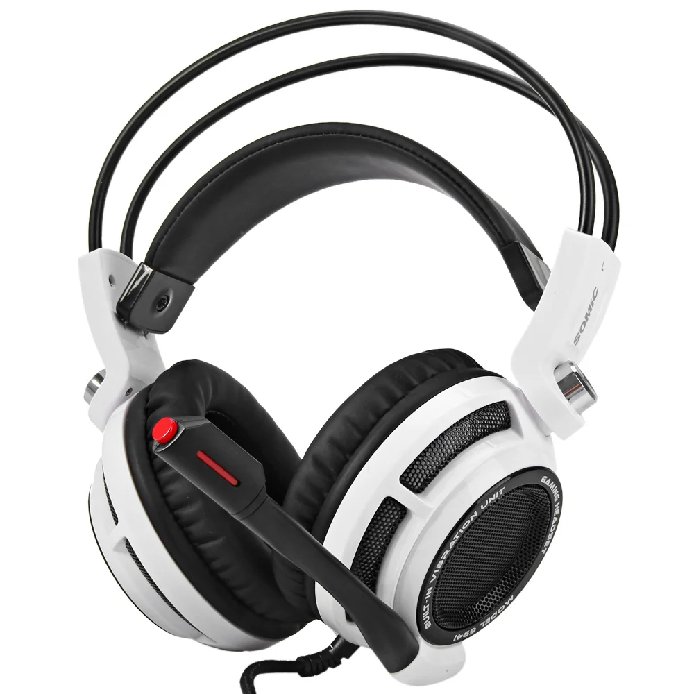 Somic G941 7 1 виртуальный объемный звук USB игровая гарнитура стерео HiFi наушники с