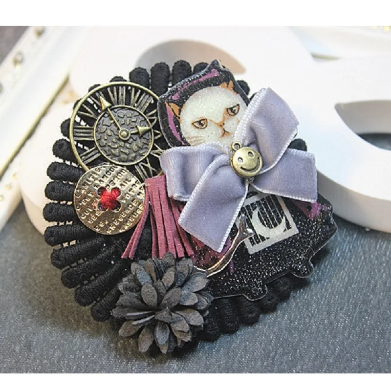 DIY New Korea Design Various Pattern Beauty Lady Bow Rhinestones Women Brooches Pearl Crystal For P025 | Украшения и аксессуары