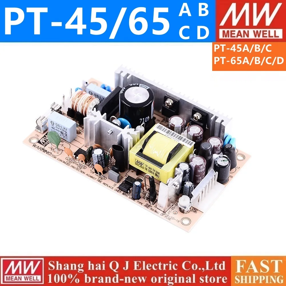 

MEAN WELL PT -45A -45B -45C PT -65A -65B -65C -65D Switching Power Supply