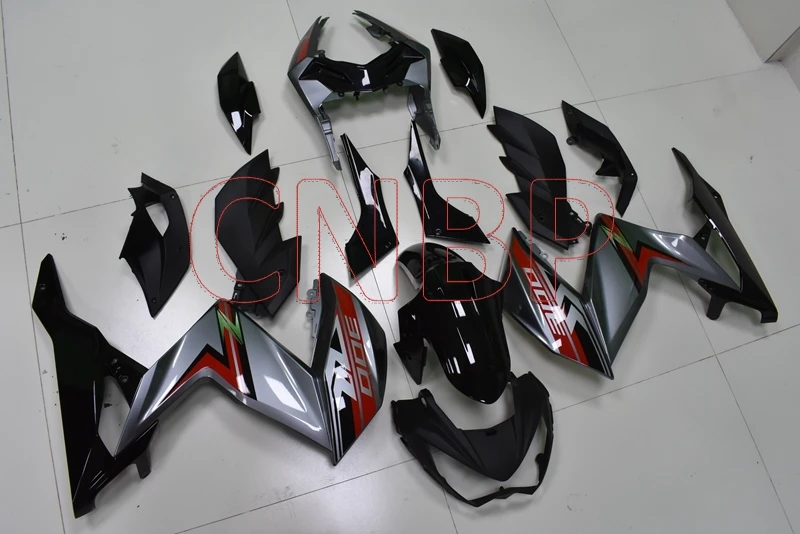 Abs обтекатель Z300 Z250 2015 2018 Черный Серебряный Кузов для Kawasaki Z300r Z250R 15 Обтекатели Z 250