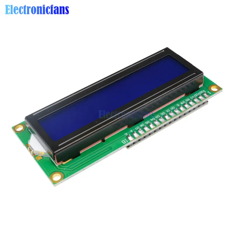 Модуль ЖКД синий зеленый экран IIC I2C интерфейс 1602 16*2 LCD 5 В для arduino UNO R3 Mega2560 LCD1602