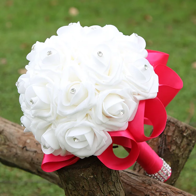 Wedding bouquets Bridal accessories supplies ornaments Flower girl Party | Дом и сад