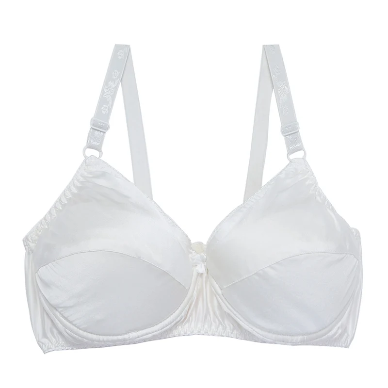 Бюстгальтер из 100% натурального шелка двухсторонний бюстгальтер большого