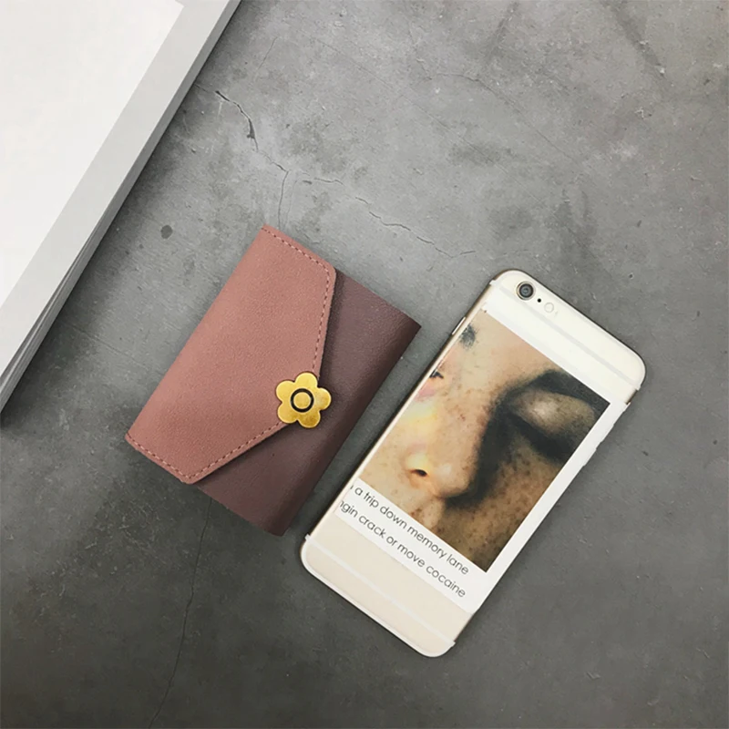 2018 Мода Кредитная держатель для карт Для женщин Rfid Блокировка PU кожаный кошелек