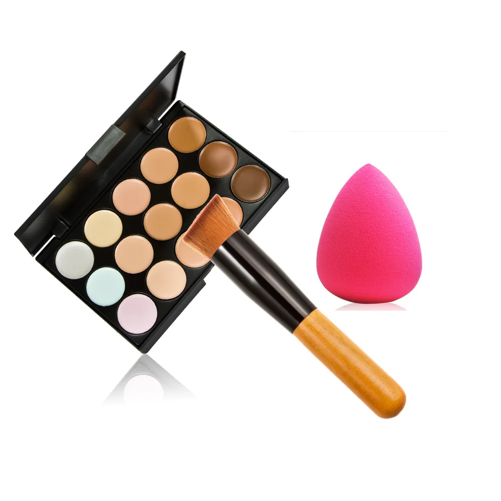 1 Набор Pro Cosmetic 15 видов цветов контурная палитра крем для лица макияж консилер