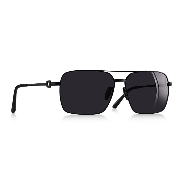 C1Black AOFLY, фирменный дизайн, классические поляризационные солнцезащитные очки, мужские очки для вождения, Ретро стиль, Золотая квадратная оправа, солнцезащитные очки для мужчин, oculos de sol - Цвет линз: C1Black