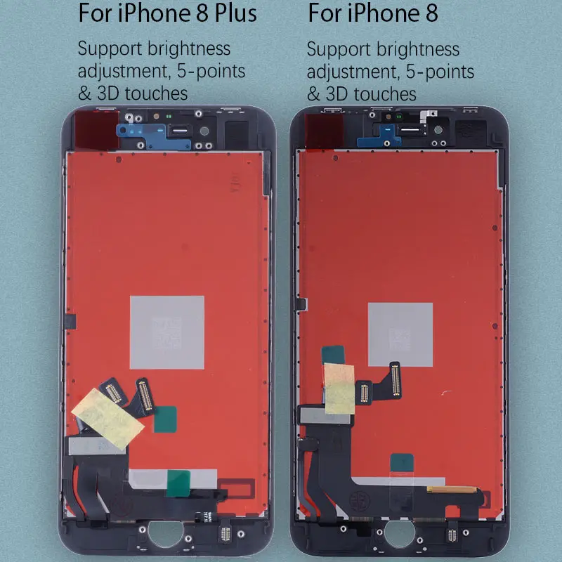 AAA Grade Дисплей для iPhone 8 Plus в сборе с тачскрином на рамке Оригинал черный