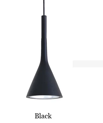 Black No bulb Скандинавская люстра, простой подвесной светильник, абажур для столовой, гостиной, спальни, кухни, салона, офиса, кафе, ресторана - Цвет корпуса: Black No bulb