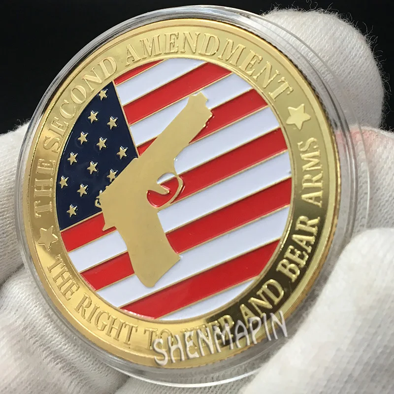 Американский Фримен священное право нести оружие памятная монета Томас