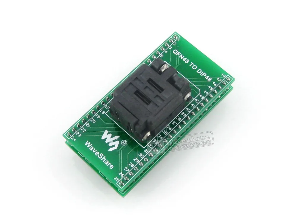 

QFN48 TO DIP48 QFN48 MLF48 MLP48 Plastronics 48QN50K17070 IC Test Socket Programmer Adapter 0.5mm Pitch