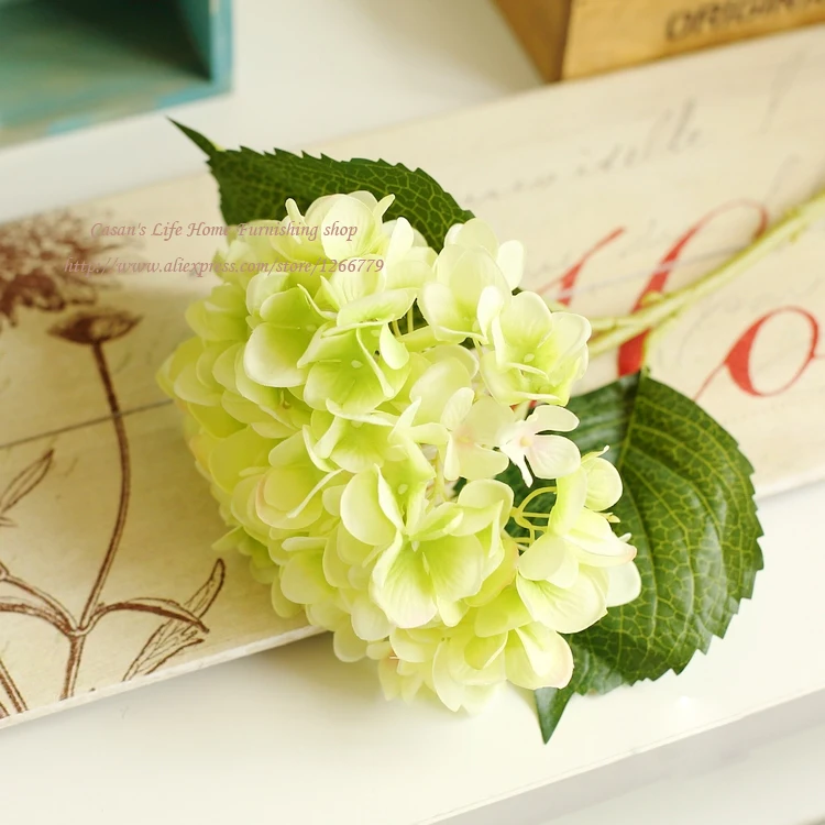 

7PCS/lot 6 colors optional European style high quality simulation Hydrangea,restaurant / living room / decorated silk flowers
