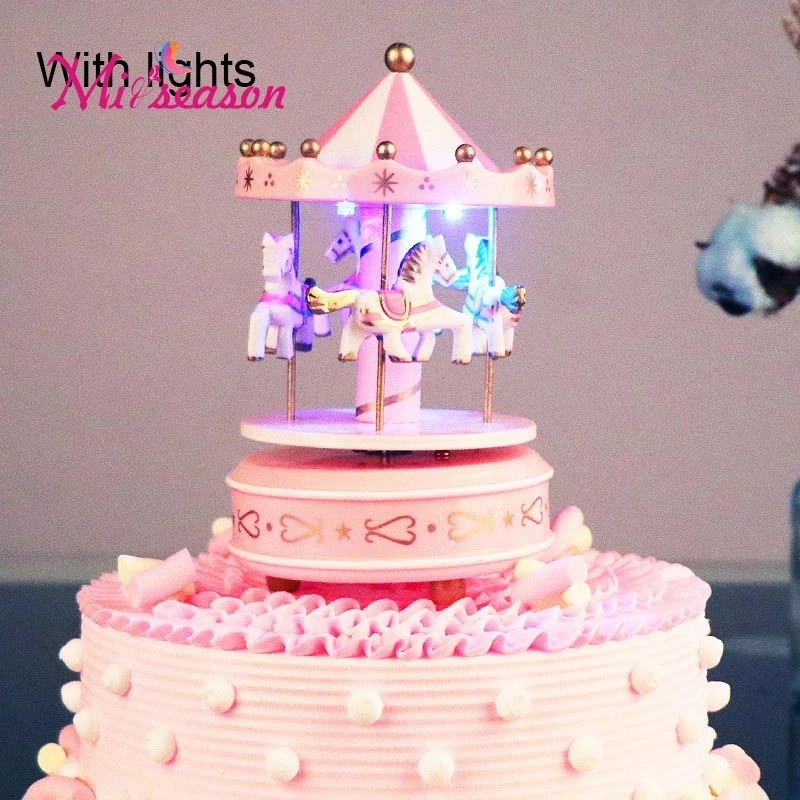 Merry go круглые музыкальные шкатулки Геометрическая музыка украшение детской