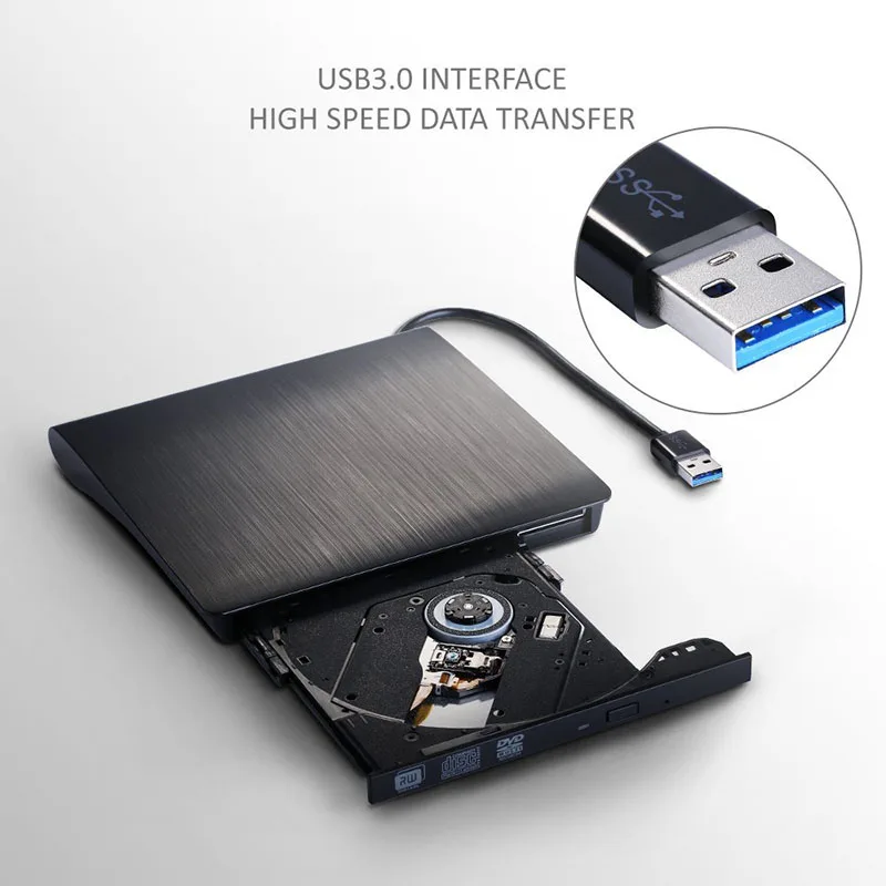 YiYaYo USB 3,0 Внешний Оптический привод CD/DVD диска с многократной записью компакт-дисков DVD Встроенная память плеер Портативный писатель для MAC ноутбука window10/iPhone 7 Plus/8+ диск мешок
