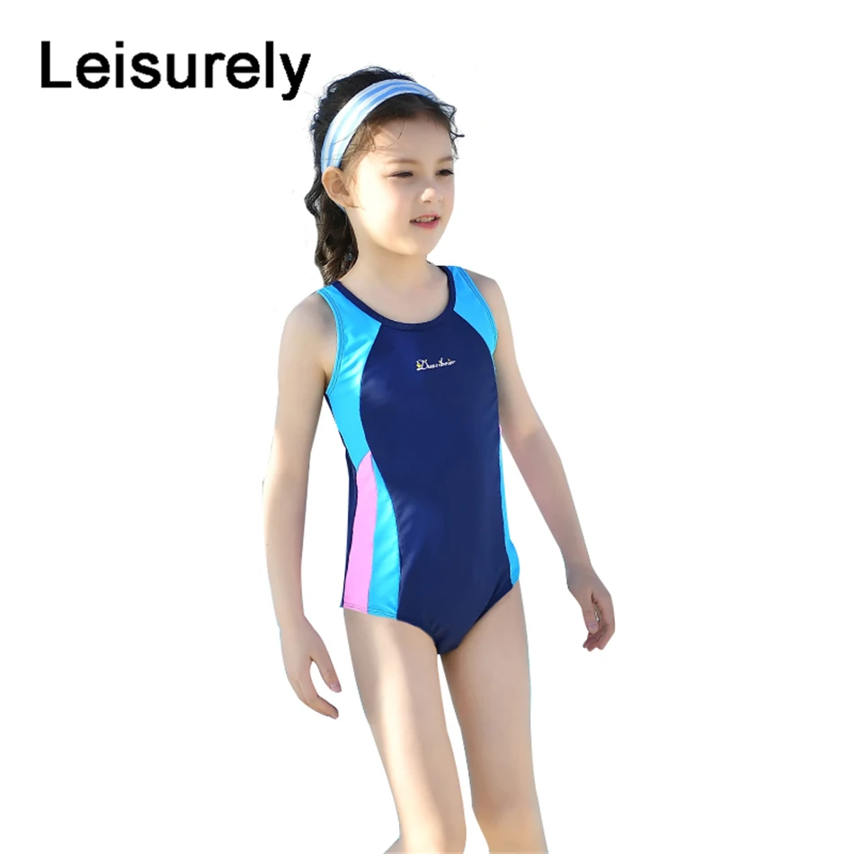 One Piece Swimsuit 2018 for girl Swimwear Children Summer Girl Sport Bodysuit Bathing Suit Child Swim | Спорт и развлечения