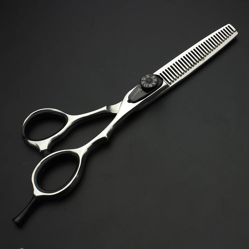 

5.5 inch high quality haircut scissors Japan 440c hairdressing scissors set stainless steel cutting scissors thinning scissors